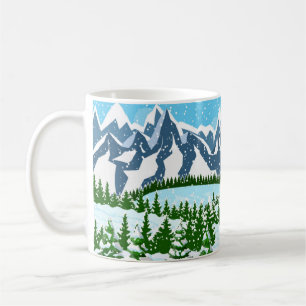 geometric rhombus weave made by hand with the moul coffee mug