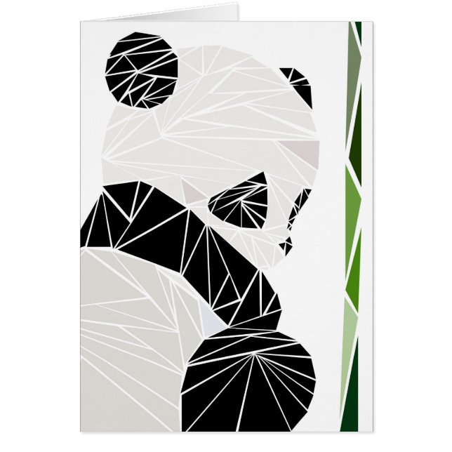 Geometric sad panda (Front)