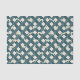 Geometric Safari Wild Leopard Animal Tissue Paper