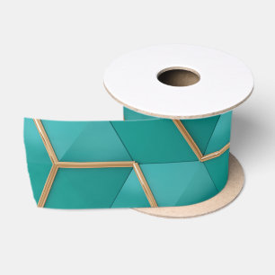 geometric satin ribbon