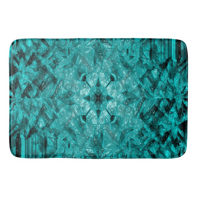 Geometric Sea..... Bath Mat (Front)