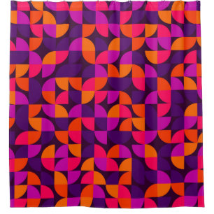 Geometric seamless pattern. Abstract vintage vinta Shower Curtain
