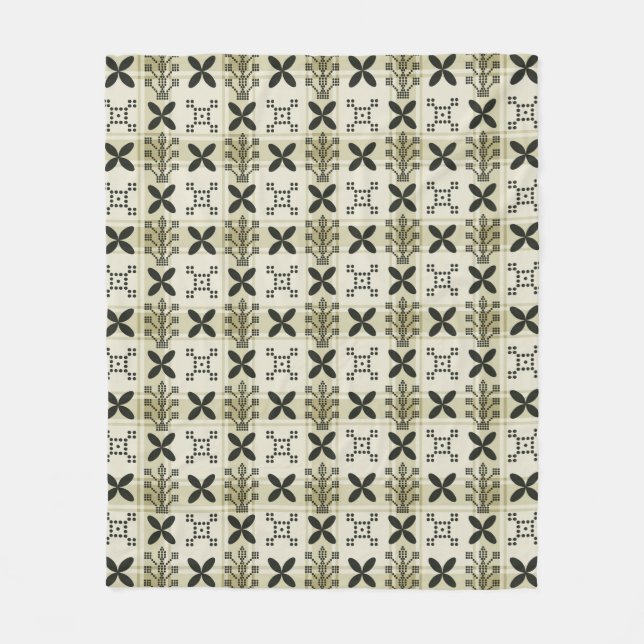 Geometric Seamless pattern background. Batik desig Fleece Blanket (Front)