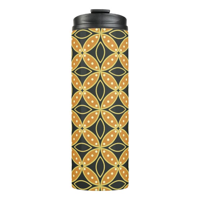 Geometric Seamless pattern background. Batik desig Thermal Tumbler (Front)