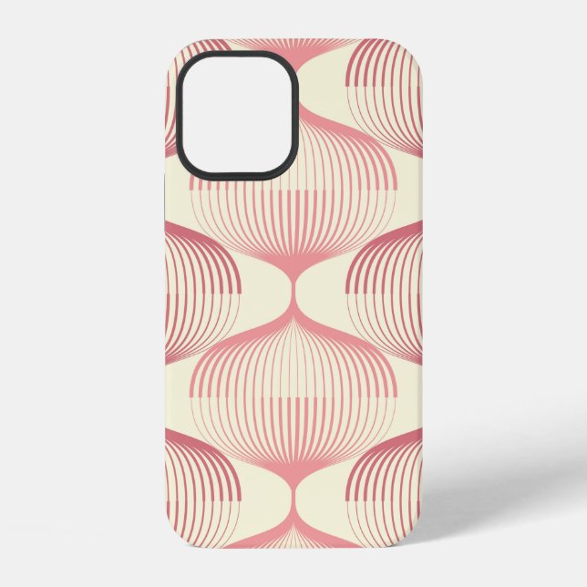 Geometric seamless pattern background with line. A iPhone Case (Back)