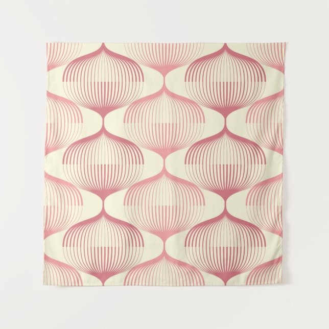 Geometric seamless pattern background with line. A Tapestry (Front)