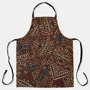 Geometric seamless pattern created in trendy ethni apron
