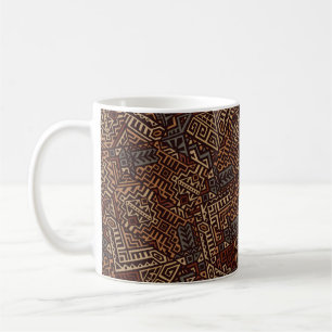 Geometric seamless pattern created in trendy ethni coffee mug