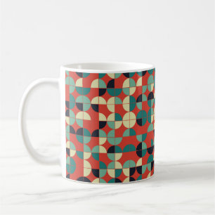 geometric seamless pattern design coffee mug