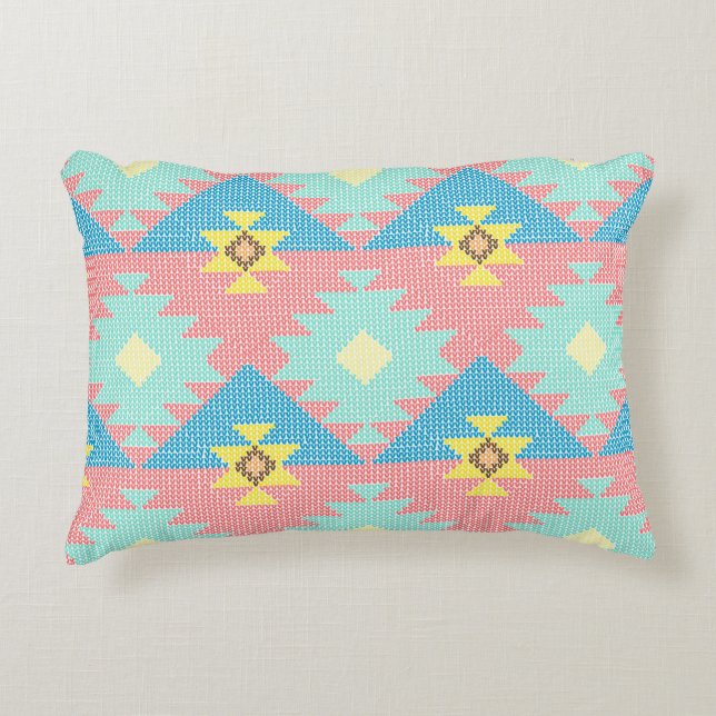 Geometric seamless pattern design,  home decor ide decorative cushion (Front)