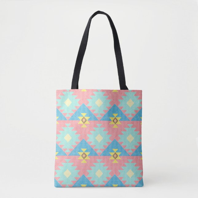 Geometric seamless pattern design,  home decor ide tote bag (Front)