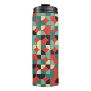 geometric seamless pattern design thermal tumbler