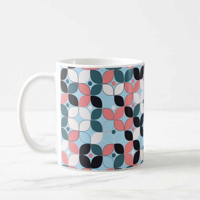 geometric seamless pattern designgeometric,abstrac coffee mug (Left)