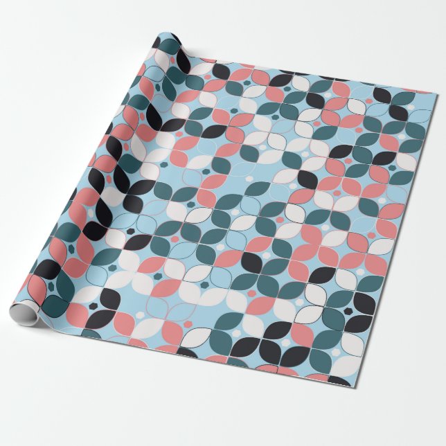 geometric seamless pattern designgeometric,abstrac wrapping paper (Unrolled)