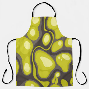 Geometric seamless pattern from spots. Abstract ca Apron