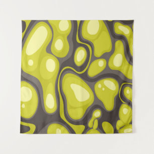 Geometric seamless pattern from spots. Abstract ca Tapestry