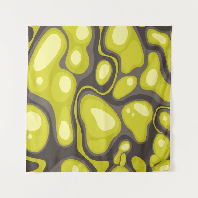 Geometric seamless pattern from spots. Abstract ca Tapestry (Front)