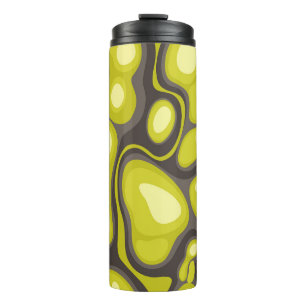Geometric seamless pattern from spots. Abstract ca Thermal Tumbler
