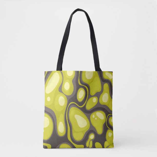 Geometric seamless pattern from spots. Abstract ca Tote Bag (Front)