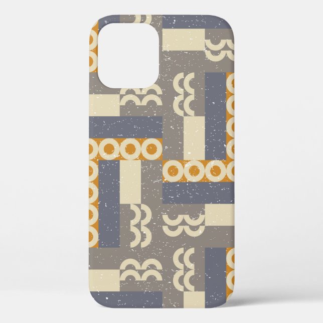 Geometric seamless pattern in retro style . Modern Case-Mate iPhone Case (Back)
