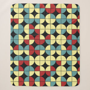 Geometric seamless pattern, modern design. sherpa blanket