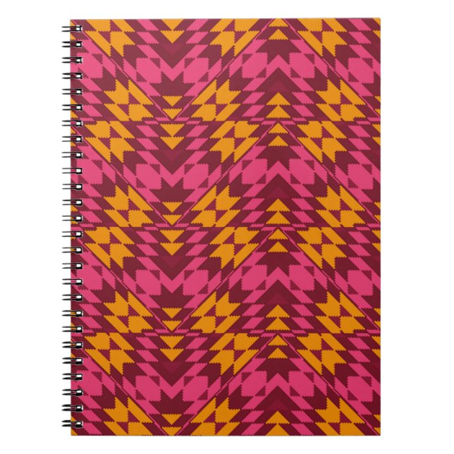 Geometric seamless pattern notebook (Front)