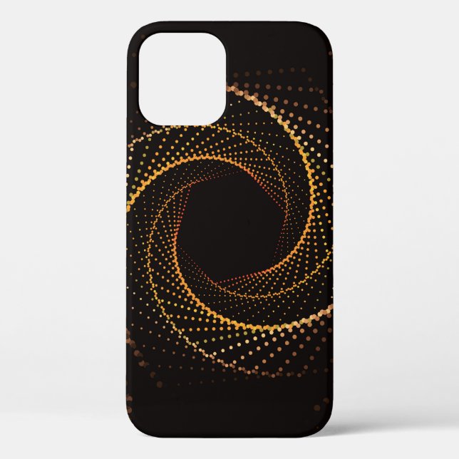 Geometric seamless pattern of gold dots Case-Mate iPhone case (Back)
