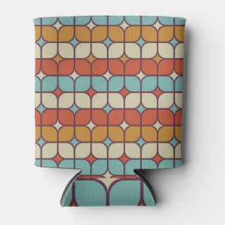 Geometric seamless pattern, vintage style. can cooler