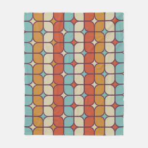 Geometric seamless pattern, vintage style. fleece blanket