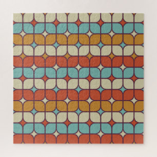 Geometric seamless pattern, vintage style. jigsaw puzzle