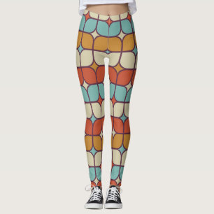 Geometric seamless pattern, vintage style. leggings