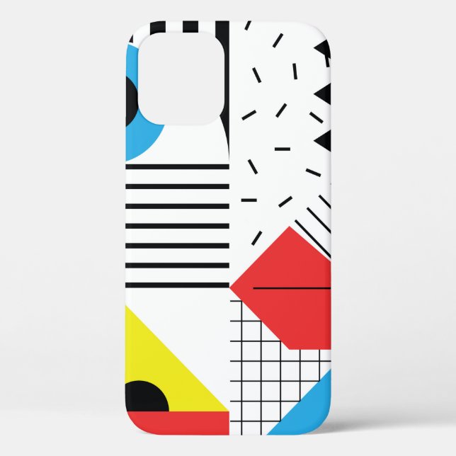 Geometric seamless pattern with abstract shapes Case-Mate iPhone case (Back)