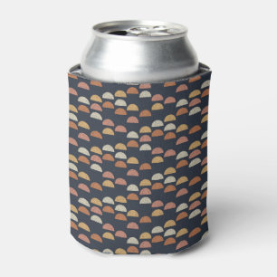 Geometric Semi Circle Pattern Can Cooler