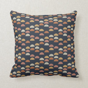 Geometric Semi Circle Pattern Cushion