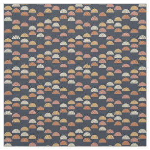 Geometric Semi Circle Pattern Fabric
