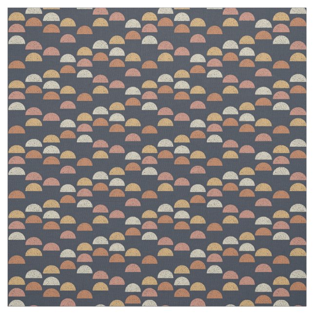 Geometric Semi Circle Pattern Fabric (Swatch)