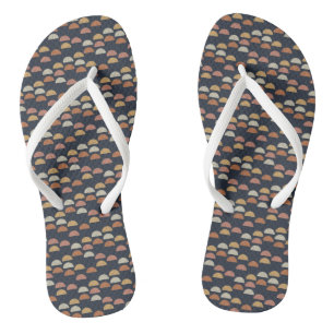 Geometric Semi Circle Pattern Thongs