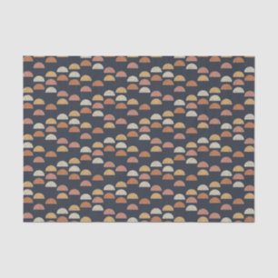 Geometric Semi Circle Pattern Tissue Paper
