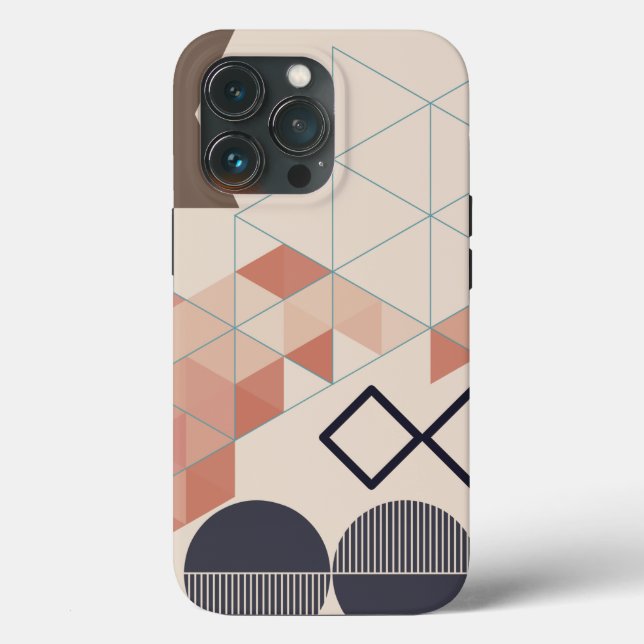 geometric shape pattern Case-Mate iPhone case (Back)