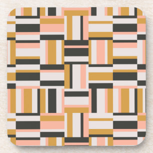 Geometric Shape Pattern Coaster
