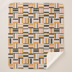 Geometric Shape Pattern Sherpa Blanket