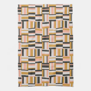 Geometric Shape Pattern Tea Towel