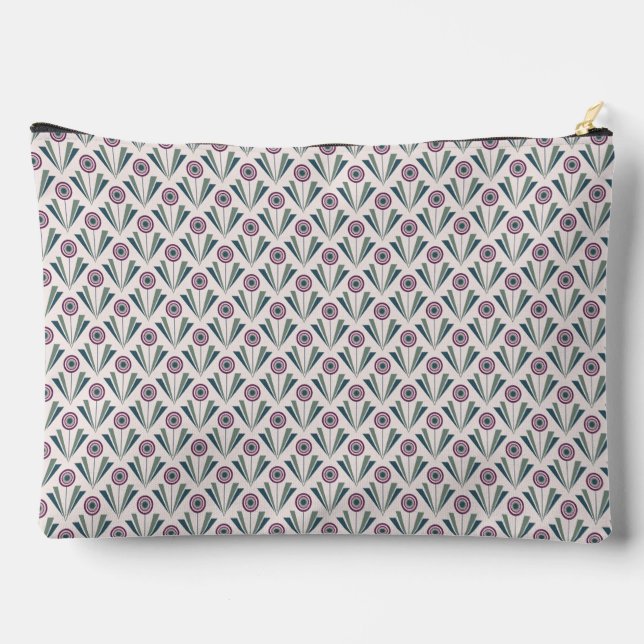 Geometric Shapes Accessory Pouch (Back)