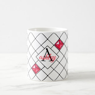 Geometric Shapes And Diamonds Coffee Mug