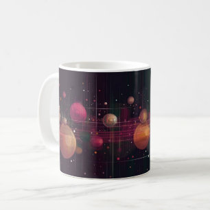 Geometric Shapes and Vibrant Colours Wall Art Prin Coffee Mug
