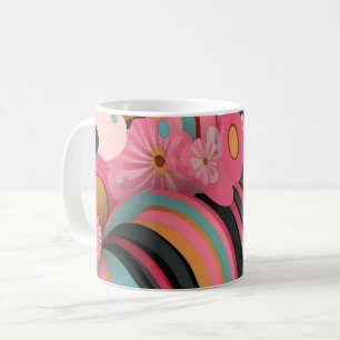 Geometric Shapes and Vibrant Colours Wall Art Prin Coffee Mug