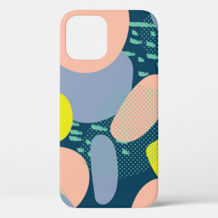 Geometric Shapes: Colourful Memphis Style iPhone 12 Case