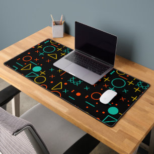Geometric shapes desk mat