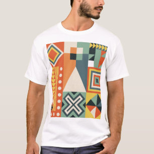 Geometric shapes, flat simple background. T-Shirt