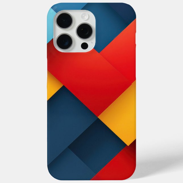 Geometric shapes in vivid colours Case-Mate iPhone case (Back)